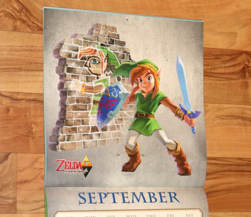 The Legend of Zelda 2015 Calendar The Wind Waker Spirit Tracks A Link Between  - Picture 12 of 12