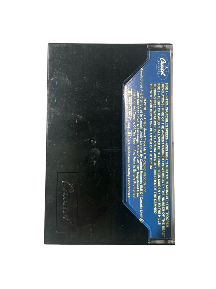 Vintage Iron Maiden 1985 Life After Death Double Cassette Made In Canada - Image 3 of 4