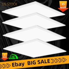 2x2 FT LED Flat Panel Light 45W 5000K, 0-10V Dimmable Drop Ceiling Light Fixture