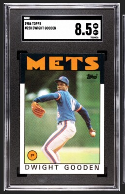 1986 Topps Dwight Gooden SGC 8.5 NM MT #250 New Slab