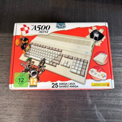 UK /EU 2022 Amiga 500 The A500 Mini 25 Retro Games HDMI Console Edition