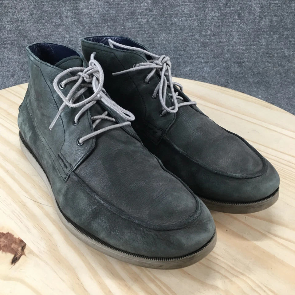 Cole Haan Shoes Mens 11.5 M Chukka Green Blue Lace Up Ankle Top Casual C11341 - Image 3 of 4