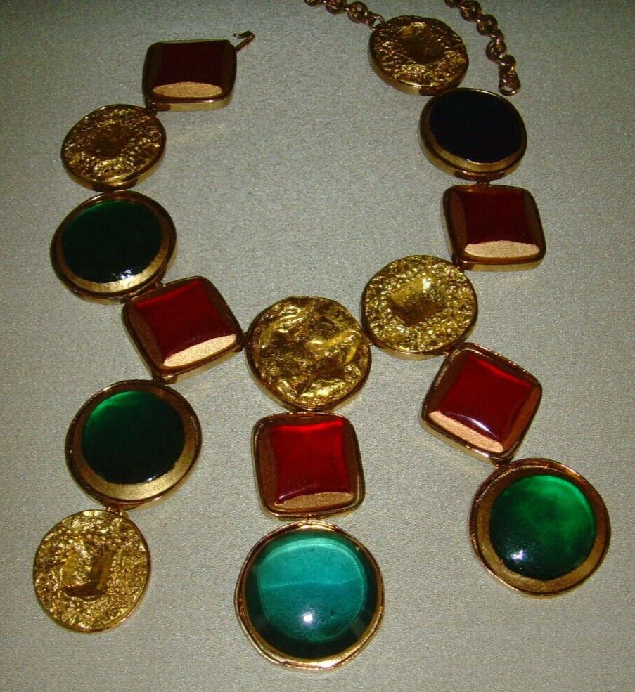 Kenneth J Lane (KJL) Statement Bib Necklace - image 13