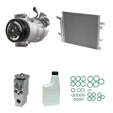 AC Compressor & Condenser Kit Fits Jaguar XJ XJR OEM PXE16 KTC573-1