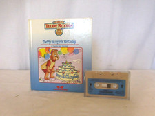 Teddy Ruxpin's Birthday Worlds Of Wonder 1985 Book and Cassette Tape