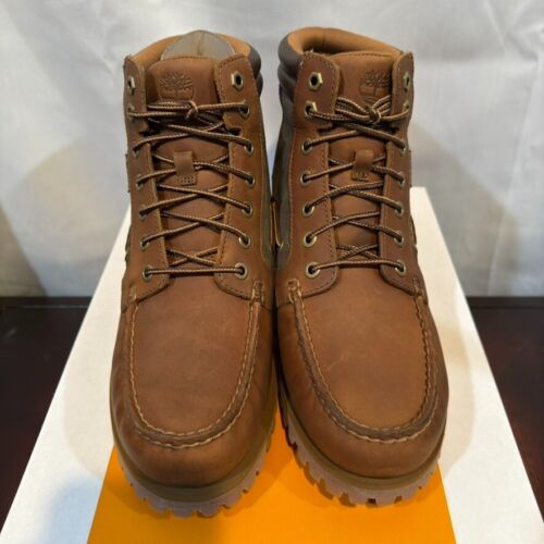 American Eagle Timberland x AE Oakwell Leder Mittel Schnürstiefel Herren Größe 10 Neu mit Karton - Bild 4 von 13