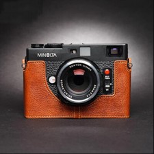 Genuine Real Leather Half Camera Case Cover B...