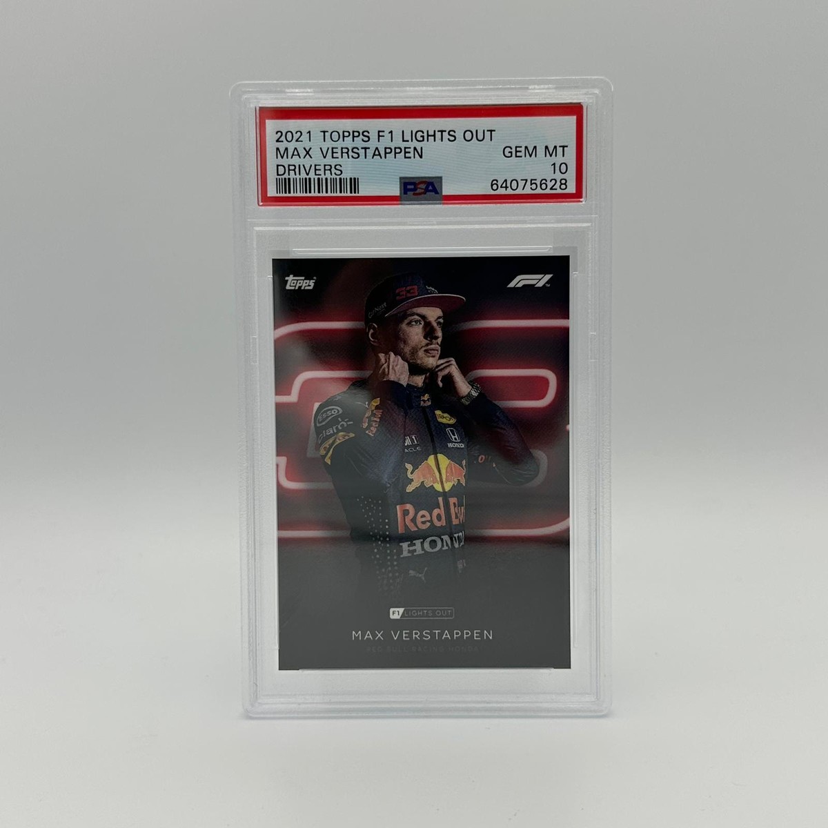 PSA 10 - Max Verstappen - Base Card - 2021 Topps Lights Out F1 | eBay