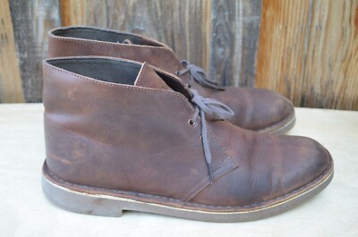 Clarks DesertBrown Leather Men\'s Chukka Boots Size 10 1/2 s-l400.jpg main image 4