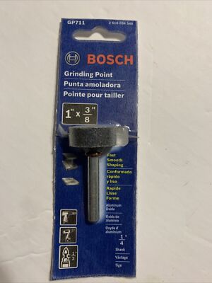 Bosch Grinding Points GP711 1  x 3/8  Fast Smooth Shape,  2 610 034 549