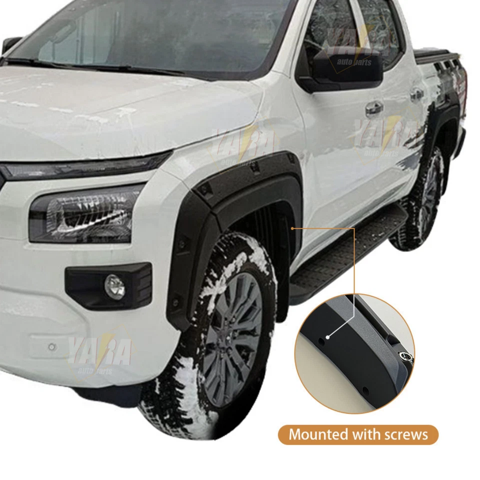 Pocket Style Fender Flares Wheel Arch  for Mitsubishi Triton MV 2024+ - image 4 of 4