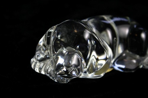 PRINCESS HOUSE WEST GERMANY LEAD CRYSTAL PUPPY PAPERWEIGHT MARKED - Picture 5 of 7