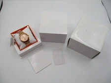 MOVADO ESQ WATCH ~ ROSE TONE 07101402 ~ NEW MINT IN BOX ~ WOMENS