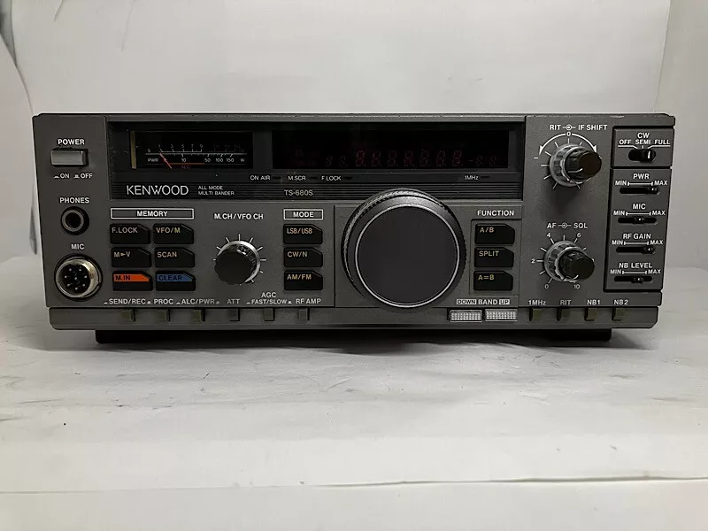 Kenwood TS-680S All Mode Multiband Transceiver Ham Radio Used