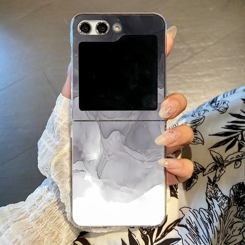 Coque À Motifs Marbre Slim Pour Samsung Galaxy Z Flip6 Flip5 Flip4 Flip3 Étui PC - Zdjęcie 4 z 14