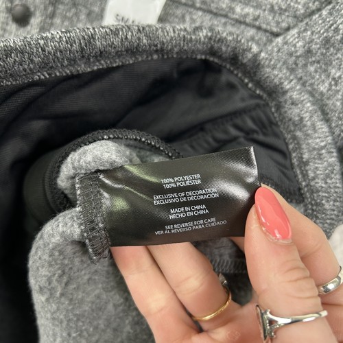 Chaqueta Eddie Bauer Para Hombres Pequeña Suéter Camisa Polar H. Gris Ébano Abotonada - Imagen 9 de 15