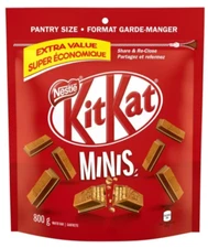 Nestle Kit Kat Mini Chocolate Bars Pantry Size Pouch, 800g