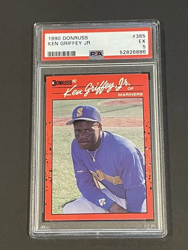 1990 Donruss Ken Griffey Jr. #365 Seattle Mariners PSA 5 EX