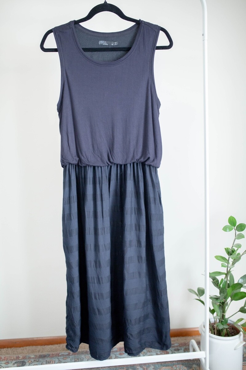 prana perry midi dress prAna Perry Midi Dress Size Small Sleeveless New