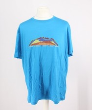 ICEBREAKER TECH LITE II GRAPHIC PRINT T-SHIRT MENS XL BLUE  RRP £75 AD