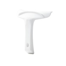 The Body Squeegee Original Silicone for Body, Curved Standard, White