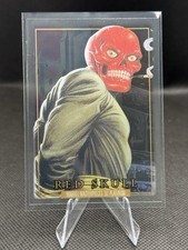 2024 Skybox Marvel Masterpieces ‘92 Platinum #80 Red Skull Clear Cut Card