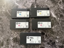 Lot Of 5 Virgin Empty Genuine HP 950XL 951  P...