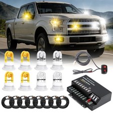 Hideaway Emergency Strobe Lights Kit White Amber 8 Hid Amber White 8 Bulbs Hideaway Emergency Strobe Lights Kit White Amber 8 Hid Amber White 8 Bulbs