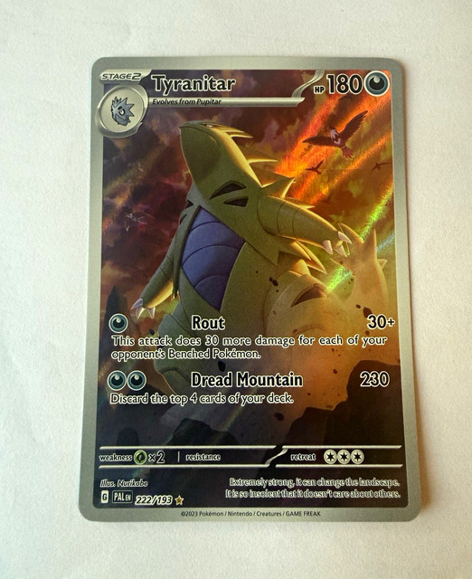 Tyranitar #222 (Paldea Evolved (2023))