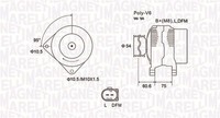 Magneti Marelli 063731757010 Generator FüR Bmw,Land Rover
