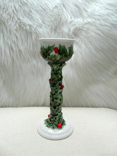 Lefton - Holly Berry Weihnachtskerzernst&auml;nder 1827 Steckpalme vintage Japan