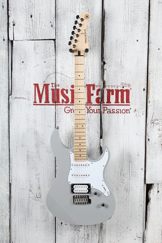 Guitarra Eléctrica Yamaha Pacifica PAC112VM Doble Corte Cuerpo Sólido Acabado Gris Foto 2 de 4