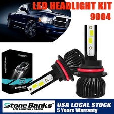9004 LED Headlight Bulbs for Dodge RAM 1500 2500 3500 1994-2001 High Low Beam