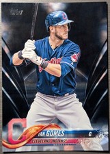2018 Topps - Yan Gomes #353 Black SP 01/67 Guardians Cubs Blue Jays