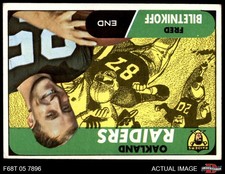 1968 Topps #168 Fred Biletnikoff Raiders HOF Florida St 4 - VG/EX