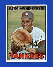 1967 Topps Set-Break # 25 Elston Howard EX-EXMINT *GMCARDS*