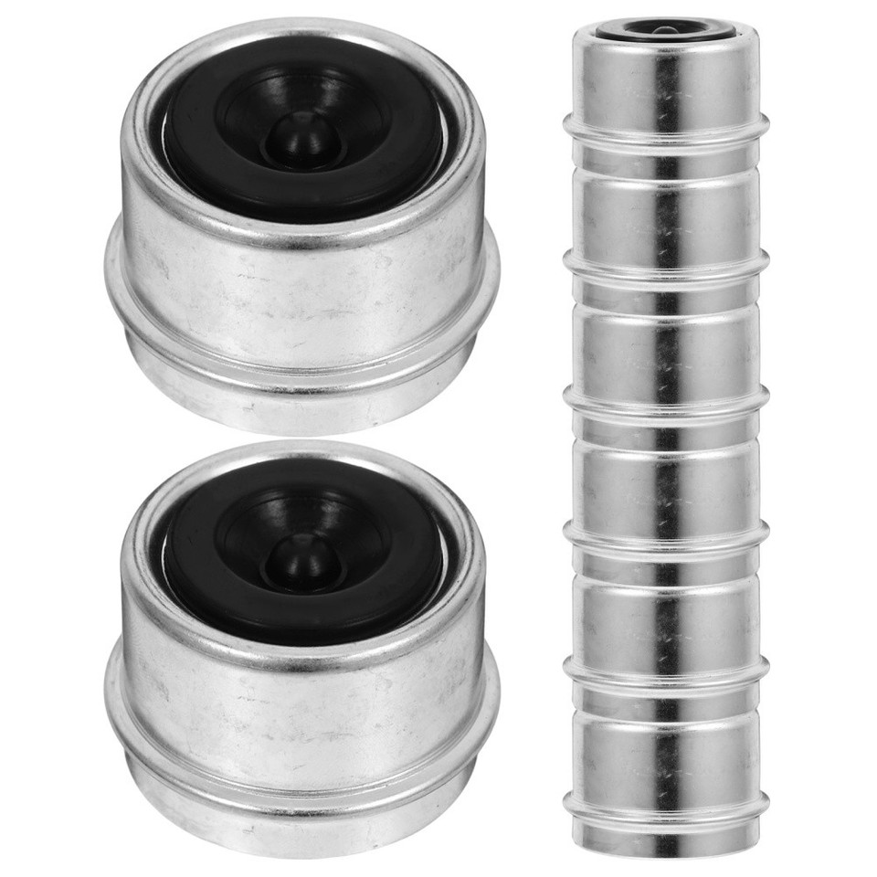 Dust Cap Microscope 8pcs 2'' Trailer Axle Dust Cap, Grease Hub Cap with Rubber Plug | eBay UK