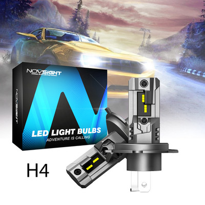 2X H4 Scheinwerfer 60W 16000LM 6500K Wei Fern/Abblendlicht Halogen Mit Zulassung
