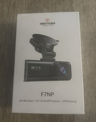 REDTIGER F7NP 128GB Dash Camera Front and Rear 4K Dash Cam With WiFi&GPS