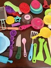 Play Food Kitchen Tool Lot Play Doh Mellisa & Doug Kid Kraft And Others 71 Piece — photo 3