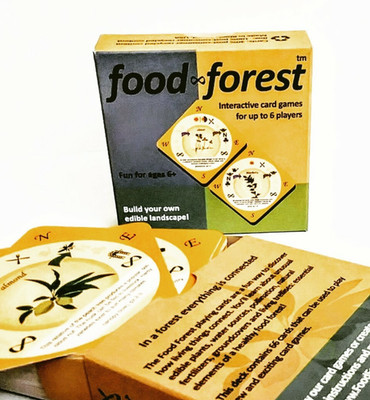 The Food Forest Card Game - Fun with Gardening & Companion Planting. Made in USA