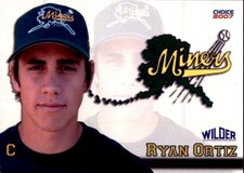 2007 Mat-Su Miners Choice #13 Ryan Ortiz San Diego California CA Baseball Card