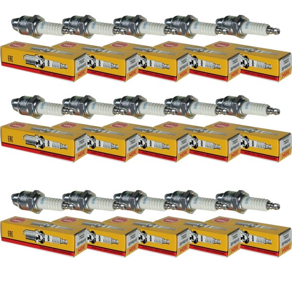 15X Original NGK ZüNdkerzen 7022 Typ BPR6HS ZüNd Kerze Spark Plug-image