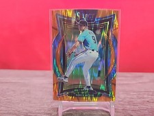 2025 Panini Select Orange  Prizm MLB Noble Meyer #51 Miami Marlins Pitcher