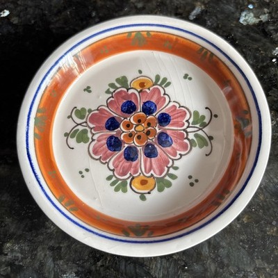Vintage niederländische handbemalte polychrome Delfter Schmuckschale Holland TOP 