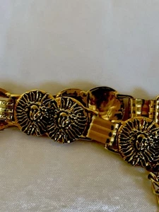 Gucci Rare Ceinture Chaîne Vintage Bronze