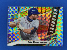 2021 Mosaic #L1 Pete Alonso Launched Silver Prizm Mets