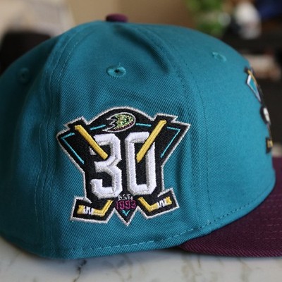 Anaheim Mighty Ducks 30th Anniversary Disney 7 3/8 New Era 59FIFTY