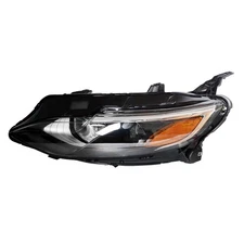 Silscvtt For Chevrolet Malibu 2019-25 Halogen Headlight Chrome Housing Left Side