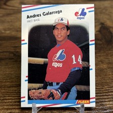 1988 Fleer #184 Andres Galarraga